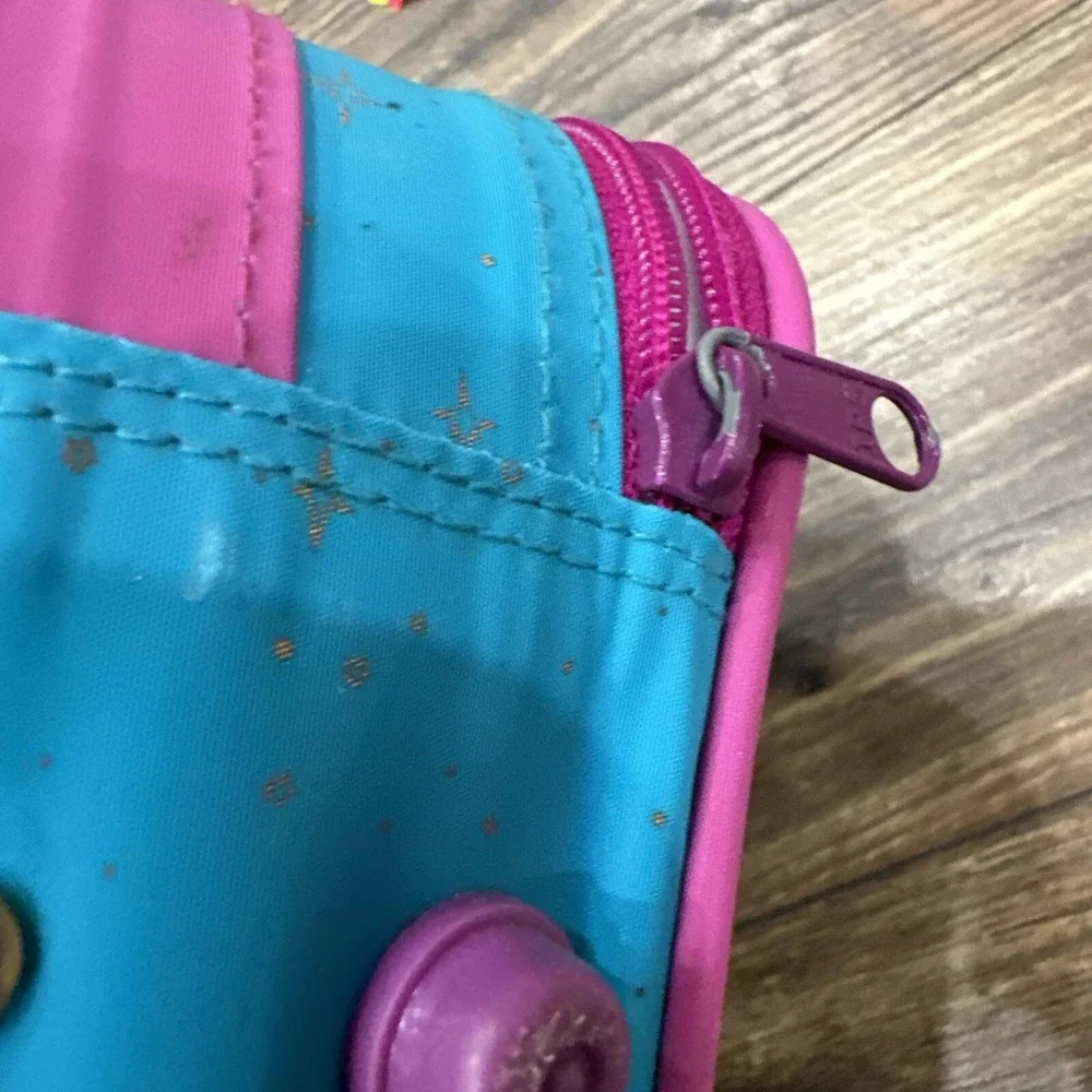 Disney Aladdin Jasmine‎ & Aladdin Kids Luggage Travel Bag Vintage
